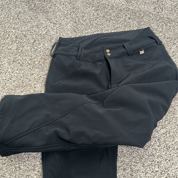 CONILS black snow ski pants water proof pants size 8-small ski snow pants - Picture 6 of 13